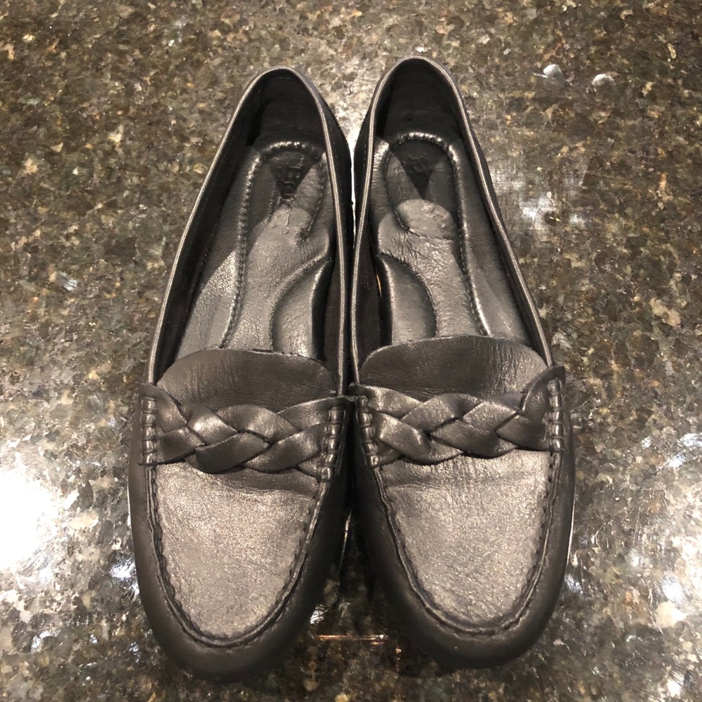 Women’s black Born loafers. Size 7